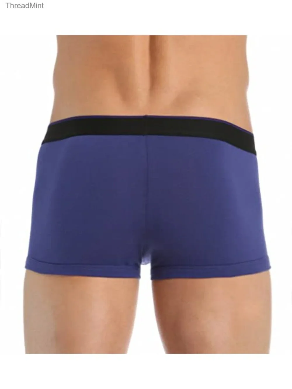 Men's Brazilian Trunks 3 Pack Cotton Spandex Boxer Briefs